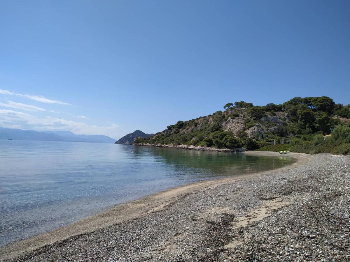Beautiful House By The Sea,Loutraki Skaloma. Villa Dış mekan fotoğraf